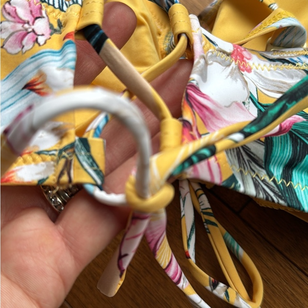 Floral Yellow Bikini Set - Picture 6 of 8